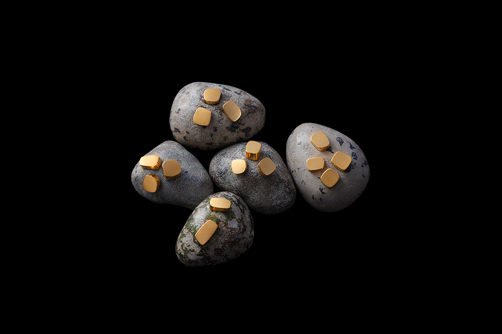 Floating stone / Brooch / Yuki Sumiya [contemporary jewellery and object]
